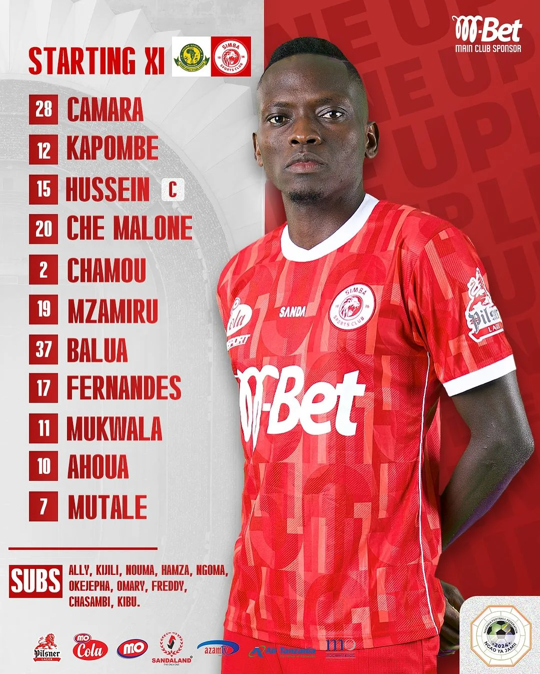 KIKOSI CHA SIMBA VS YANGA LEO 08 AUGUST 2024 KIKOSI CHA SIMBA VS YANGA LEO 08 AUGUST 2024