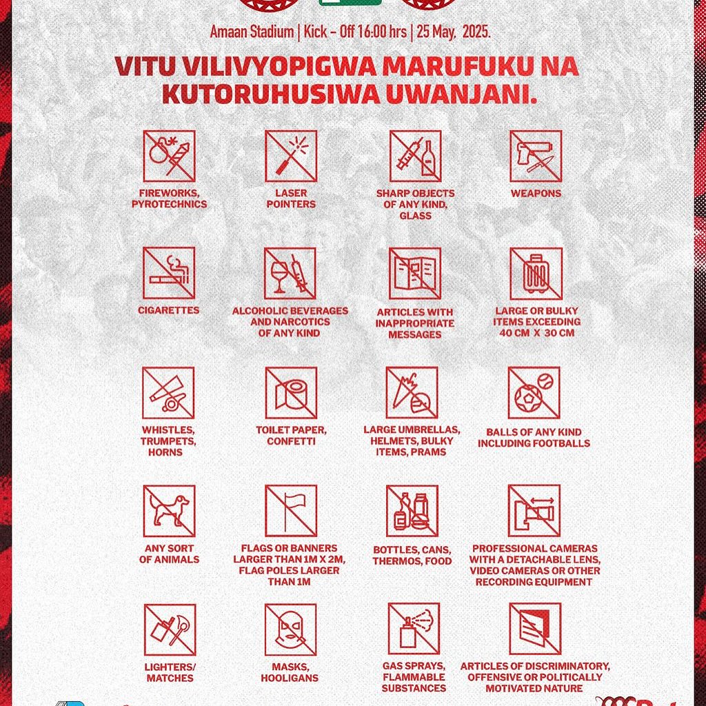 Shabiki hivi haviruhusiwi uwanajani leo kwenye fainali CAFCC