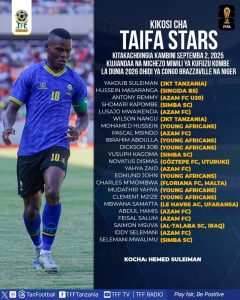 Hichi Hapa Kikosi Kipya Cha Taifa Stars Kufuzu Kombe la Dunia