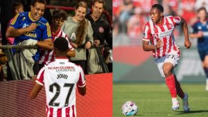 Mshambuliaji wa Tanzania, Kelvin John ‘Mbappe’ Atupia Mawili Kombe la FA Denish CUP