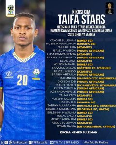 Kikosi Kipya cha Taifa Stars